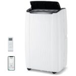 Aire Acondicionado Portátil 14000 BTU con Refrigeración Calefacción Deshumidificación y Ventilación Mando a Distancia/Aplicación Temporizador 24H