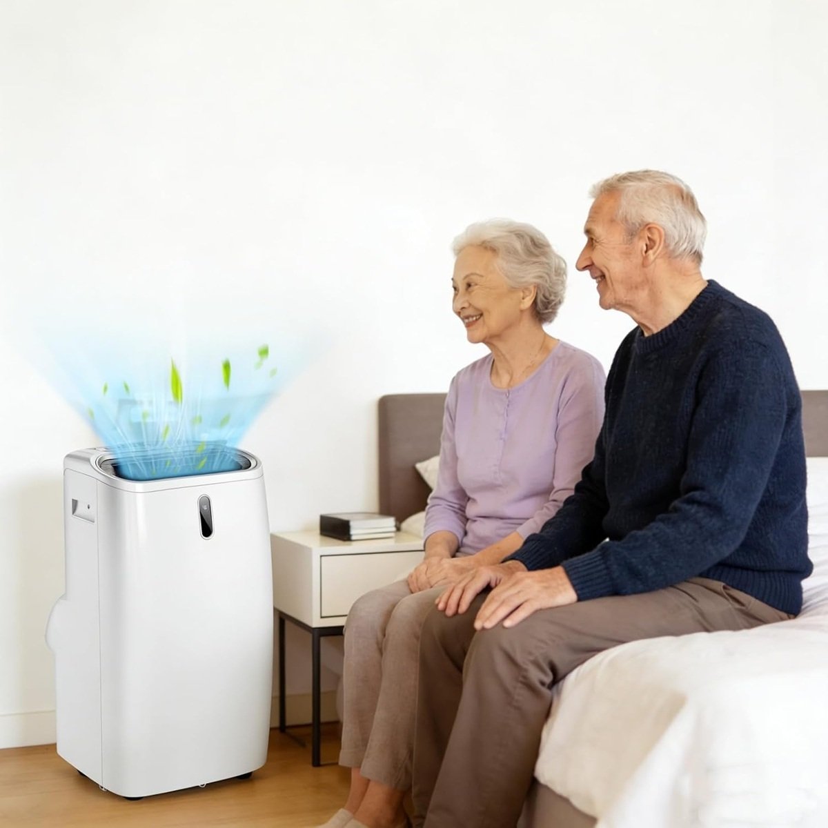 Aire Acondicionado Portátil 14000BTU con Refrigeración Calefacción Deshumidificación y Ventilación Mando a Distancia/Aplicación – Image 2