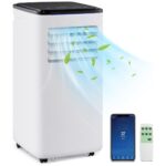 Aire Acondicionado Portátil 9000 BTU 5 en 1 Frío/Ventilador/Deshumidificador/Calefacción/Sueño 16-32℃ Silencioso para Dormitorio 20 m² WIFI