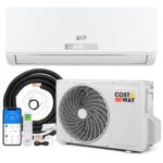 Aire Acondicionado Reversible 18000 BTU 5,1 KW Split R32 Calefacción Refrigeración 19 dB Autolimpieza 18000 BTU|5,1 kW Blanco