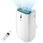 Aire Acondicionado Portátil 5 en 1 16 a 32℃ 16000BTU R290 4 Modos Ventilador Deshumidificador Refrigerador y Calefacción Blanco