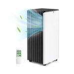 Aire Acondicionado Portátil 4 en 1 con Refrigeración Ventilador Deshumidificador y Modo en Espera Mando a Distancia Aplicación Inteligente Temporizador 24h