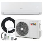 Aire Acondicionado Mini Split 9000 BTU (2,6 kW) Unidad Energéticamente Eficiente A++ con Bomba de Calor para hasta 42㎡ Blanco